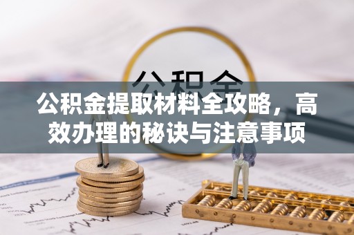 新埤公积金提取材料全攻略，高效办理的秘诀与注意事项