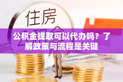 新埤公积金提取可以代办吗？了解政策与流程是关键