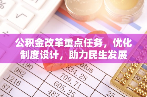 新埤公积金改革重点任务，优化制度设计，助力民生发展