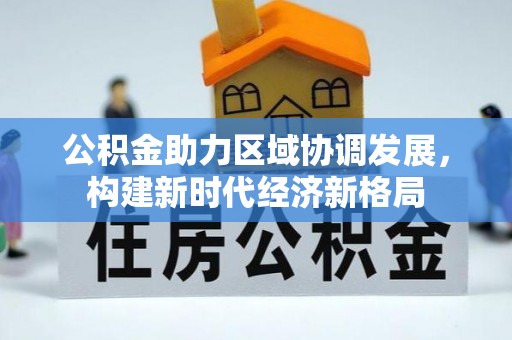 新埤公积金助力区域协调发展，构建新时代经济新格局