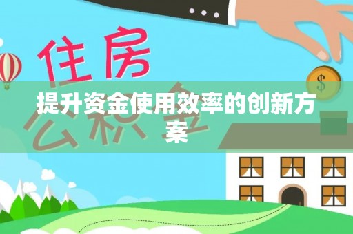 新埤提升资金使用效率的创新方案