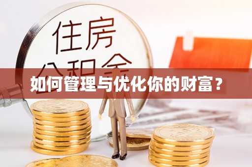 新埤如何管理与优化你的财富？