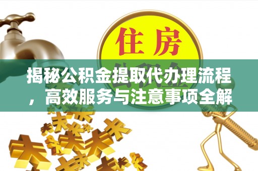 新埤揭秘公积金提取代办理流程，高效服务与注意事项全解析