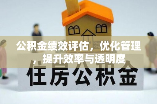 新埤公积金绩效评估，优化管理，提升效率与透明度