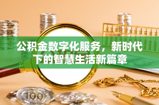 新埤公积金数字化服务，新时代下的智慧生活新篇章
