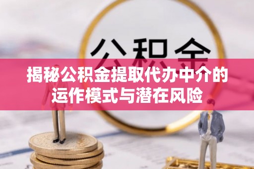 新埤揭秘公积金提取代办中介的运作模式与潜在风险