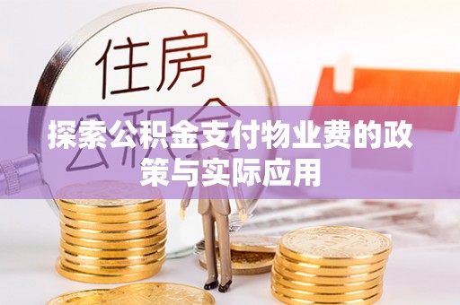 新埤探索公积金支付物业费的政策与实际应用
