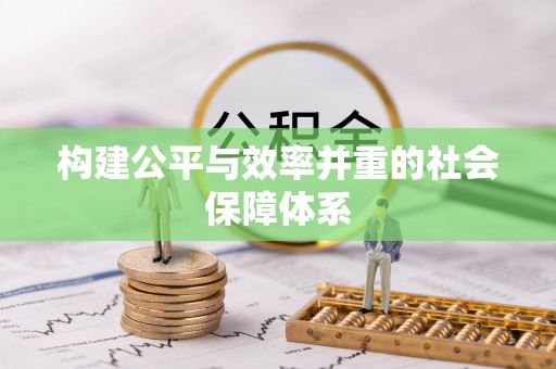 新埤构建公平与效率并重的社会保障体系