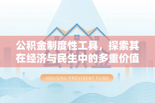 新埤公积金制度性工具，探索其在经济与民生中的多重价值