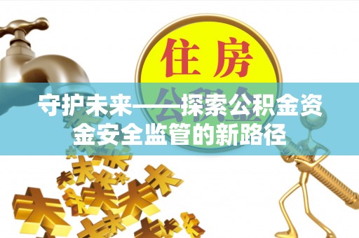 新埤守护未来——探索公积金资金安全监管的新路径