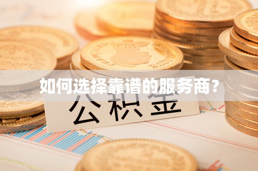 新埤如何选择靠谱的服务商？