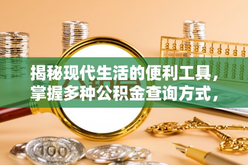 新埤揭秘现代生活的便利工具，掌握多种公积金查询方式，让财富管理更轻松