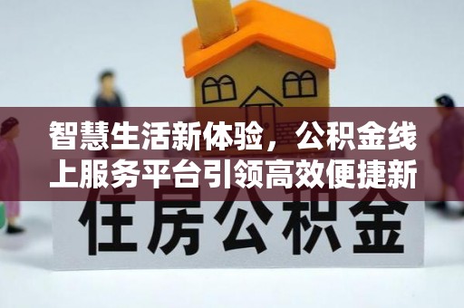 新埤智慧生活新体验，公积金线上服务平台引领高效便捷新时代