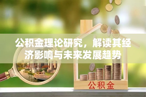新埤公积金理论研究，解读其经济影响与未来发展趋势