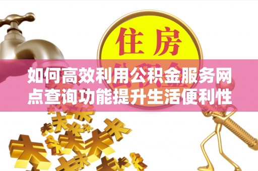 新埤如何高效利用公积金服务网点查询功能提升生活便利性