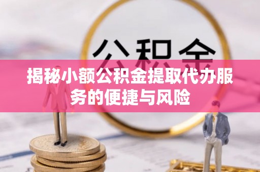 新埤揭秘小额公积金提取代办服务的便捷与风险