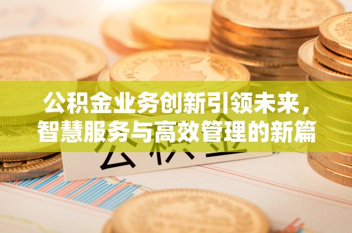新埤公积金业务创新引领未来，智慧服务与高效管理的新篇章