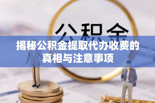 新埤揭秘公积金提取代办收费的真相与注意事项