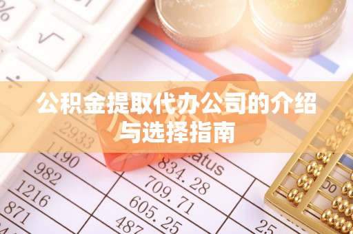 新埤公积金提取代办公司的介绍与选择指南
