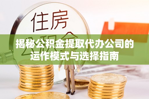新埤揭秘公积金提取代办公司的运作模式与选择指南