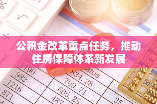 新埤公积金改革重点任务，推动住房保障体系新发展