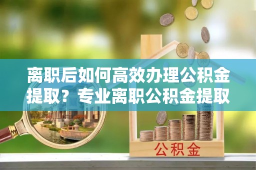 新埤离职后如何高效办理公积金提取？专业离职公积金提取代办服务指南